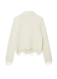 Blanca Cardigan in pearl - Image 5