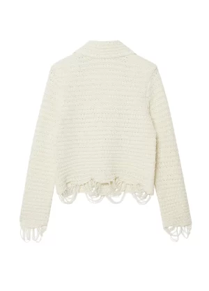 Blanca Cardigan in pearl - L - Image 5