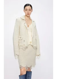 Blanca Cardigan in pearl - Image 4