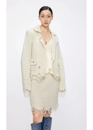 Blanca Cardigan in pearl - L - Image 4