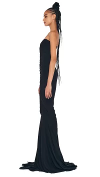 Rayas Shirred Fishtail Gown - Image 2