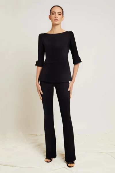 Venus High Waisted Pants in black