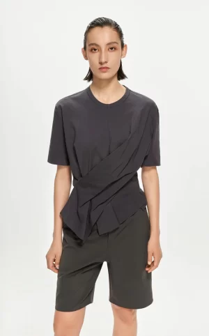 Donata T-Shirt in anthracite