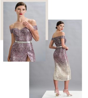 Clara Sequin Dress - Image 2