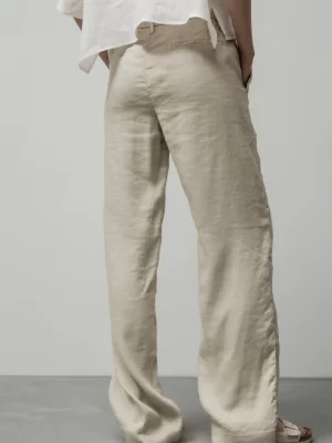 New York Straight Pant in light beige - SZ6 - Image 3