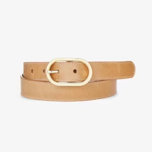 Kezia belt in nude gold