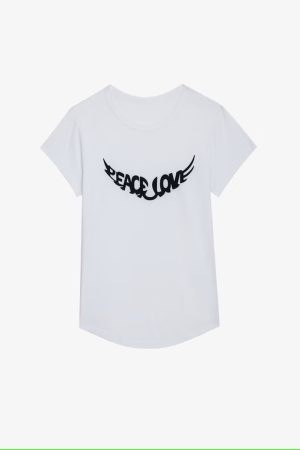 Woop Peace & Love Wings T-shirt - XS - Image 5