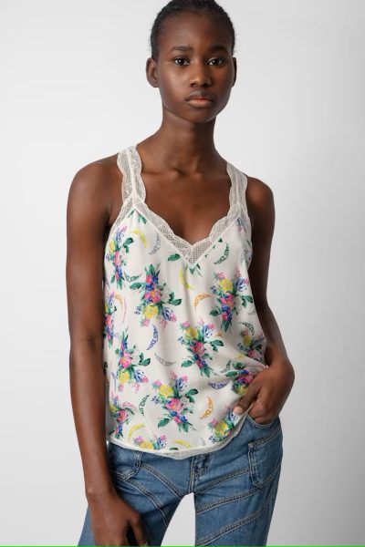 Chou Camisole in mastic - sz L