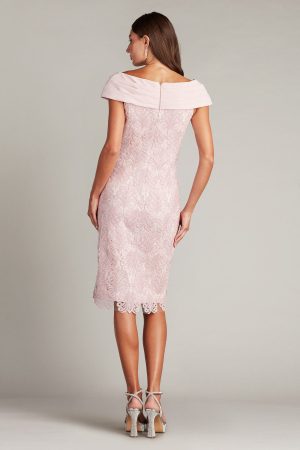 GALLE DRAPED V-NECK EMBROIDERED DRESS - Image 2