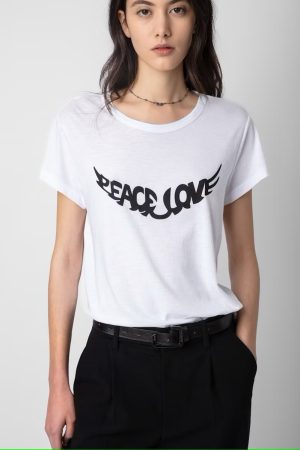 Woop Peace & Love Wings T-shirt - XS