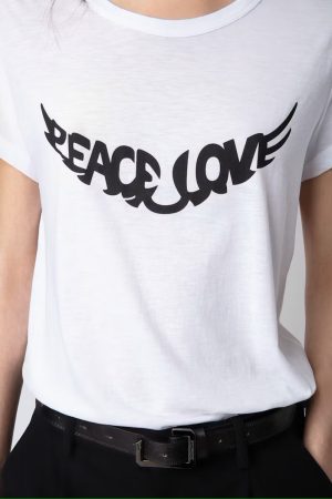 Woop Peace & Love Wings T-shirt - XS - Image 3