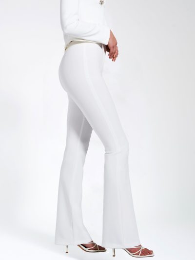 Waleria Stretch Crepe Flare Pants - Image 4