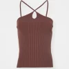 Sannia Top in brown stone - LARGE - Image 4