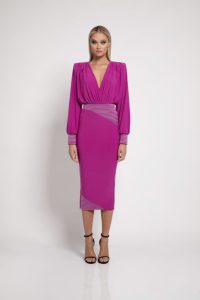 LOVER MAN DRESS in berry