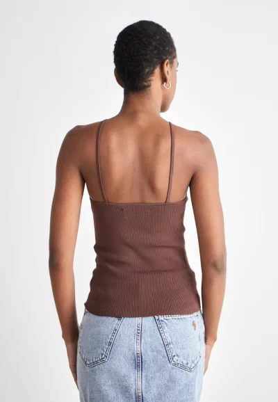 Sannia Top in brown stone - LARGE - Image 3