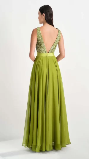 Abito Chiffon Gown - Image 2