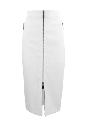 Gaia Zip Pencil Skirt - Image 2