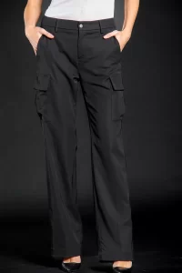 Victoria Cargo Pant in black - Image 6