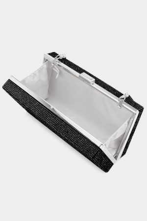 Deza Rectangle Clutch in black - Image 3