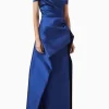 Prina Mikado Peplum Gown - Image 4