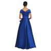 Prina Mikado Peplum Gown - Image 2