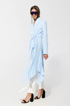 Peggy Signature tuxedo jacket in light blue - Image 3