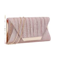 Roxanne Pink Clutch