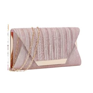 Roxanne Pink Clutch