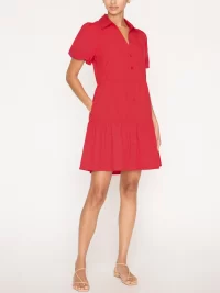 The Havana Mini Dress in carmine red - XS - Image 2