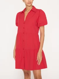 The Havana Mini Dress in carmine red - XS - Image 3