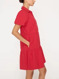 The Havana Mini Dress in carmine red - XS - Image 4