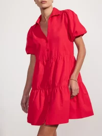 The Havana Mini Dress in carmine red - XS - Image 7