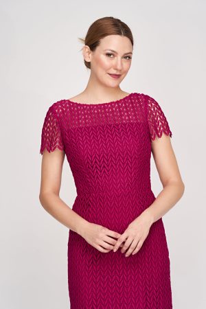 TATUM DRESS in sangria - Image 4