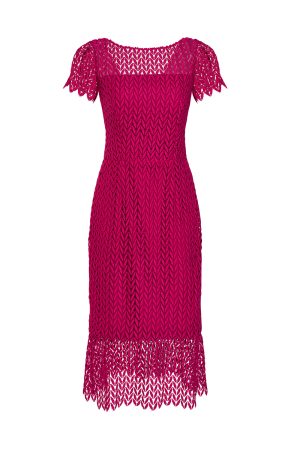 TATUM DRESS in sangria - Image 5