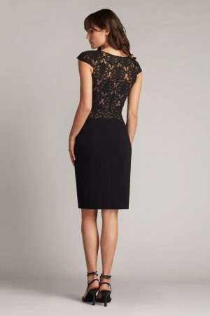 BEAL EMBROIDERED TULLE & CREPE DRESS - Image 2