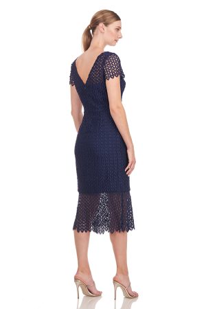 TATUM DRESS in navy - Image 2