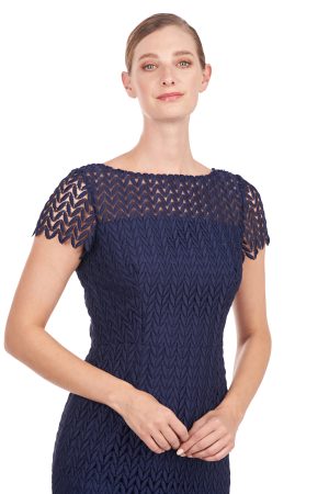 TATUM DRESS in navy - Image 4