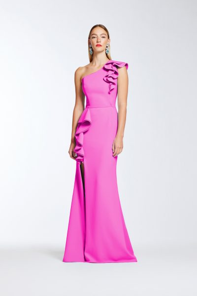 Diana Gown in hot pink