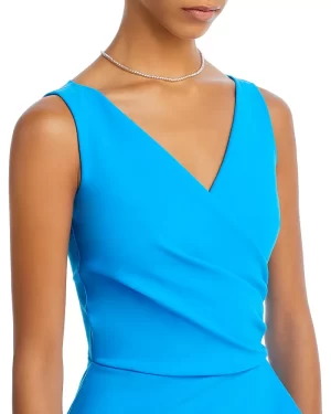 Zalfa Sleeveless V Neck Gown - Image 5