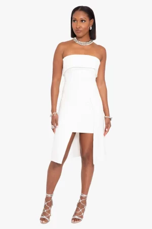 Louie Sheath dress in porcelain