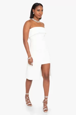 Louie Sheath dress in porcelain - Image 3