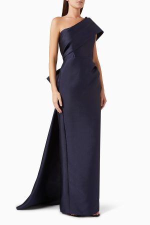 Juna Taffeta Train Gown - Image 4