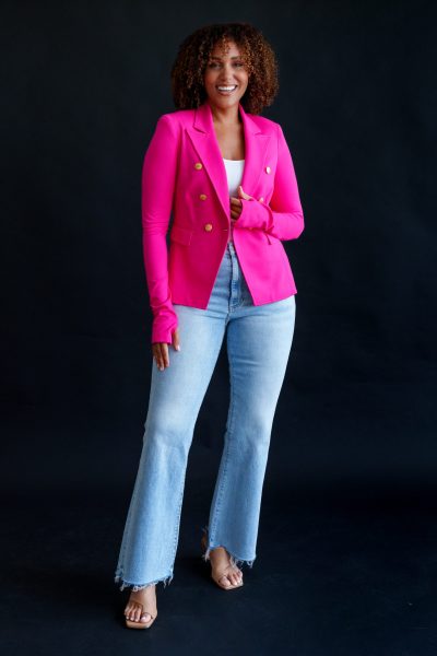 sophia hot pink blazer XS