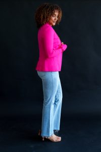 sophia hot pink blazer - Image 3