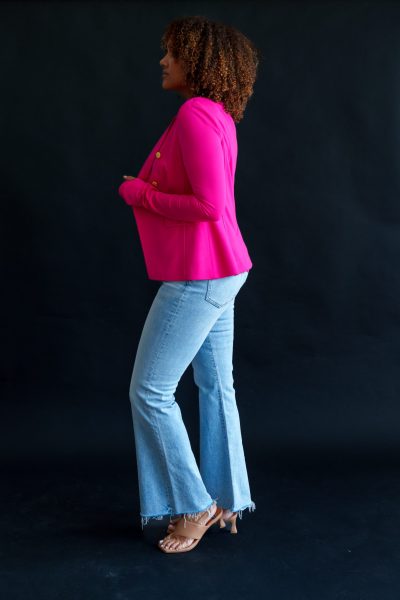 sophia hot pink blazer XS - Image 4