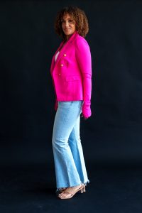 sophia hot pink blazer - Image 2