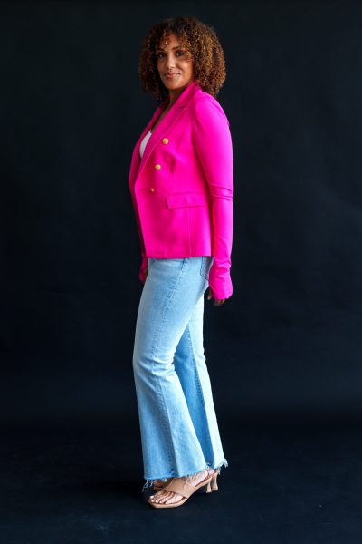 sophia hot pink blazer XS - Image 2