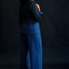 MELINDA TWO TONE JACKET IN black denim - Image 3