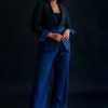 MELINDA TWO TONE JACKET IN black denim - Image 7