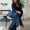 MELINDA TWO TONE JACKET IN black denim - Image 9